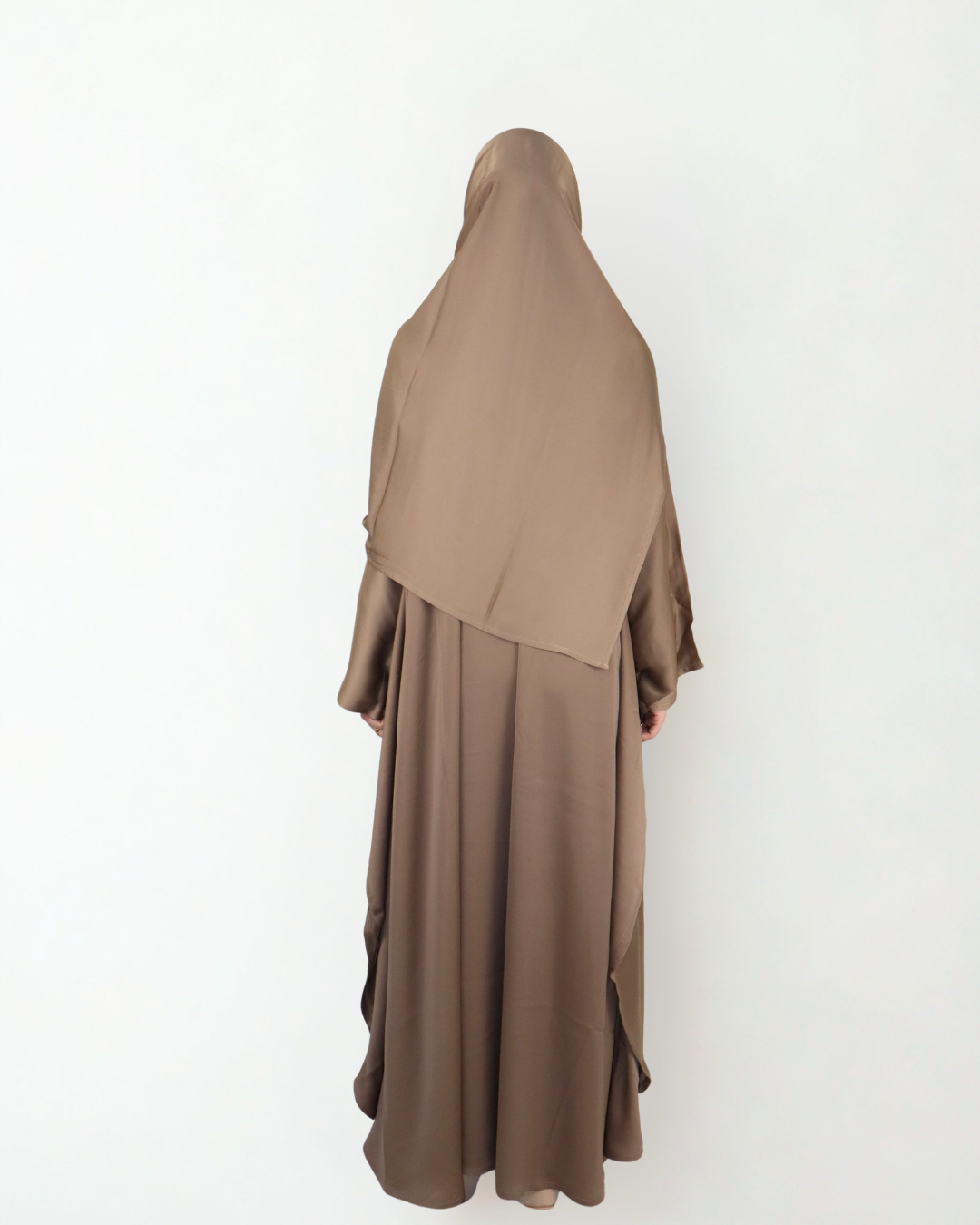 butterfly kaftan & hijab set - taupe