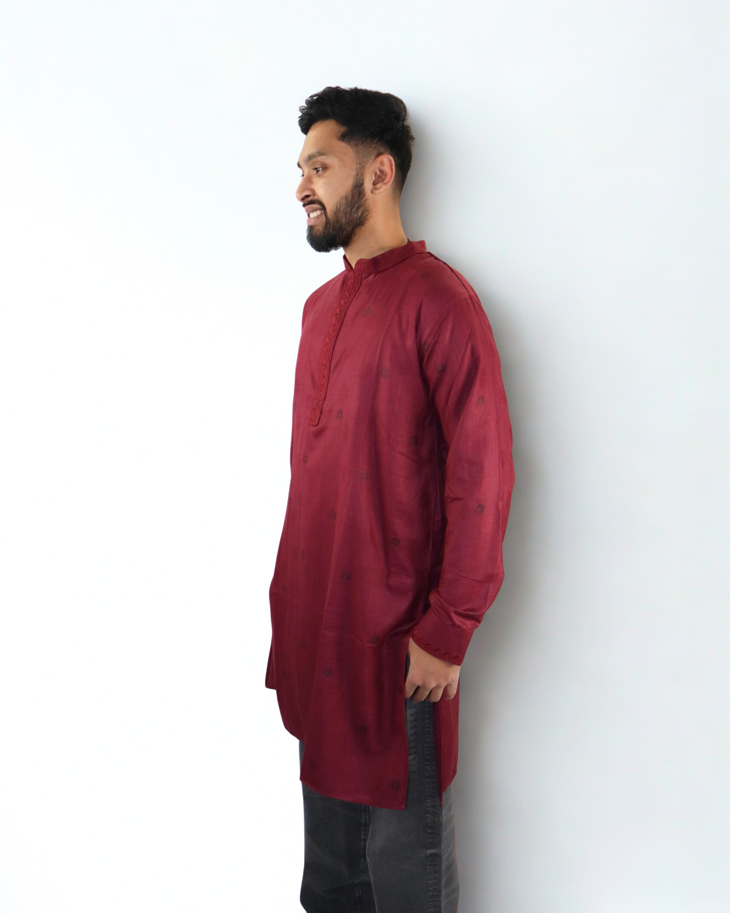 Panjabi/Kurta - Classic Maroon
