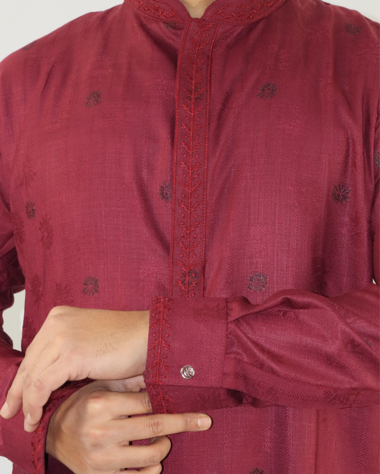 Panjabi/Kurta - Classic Maroon