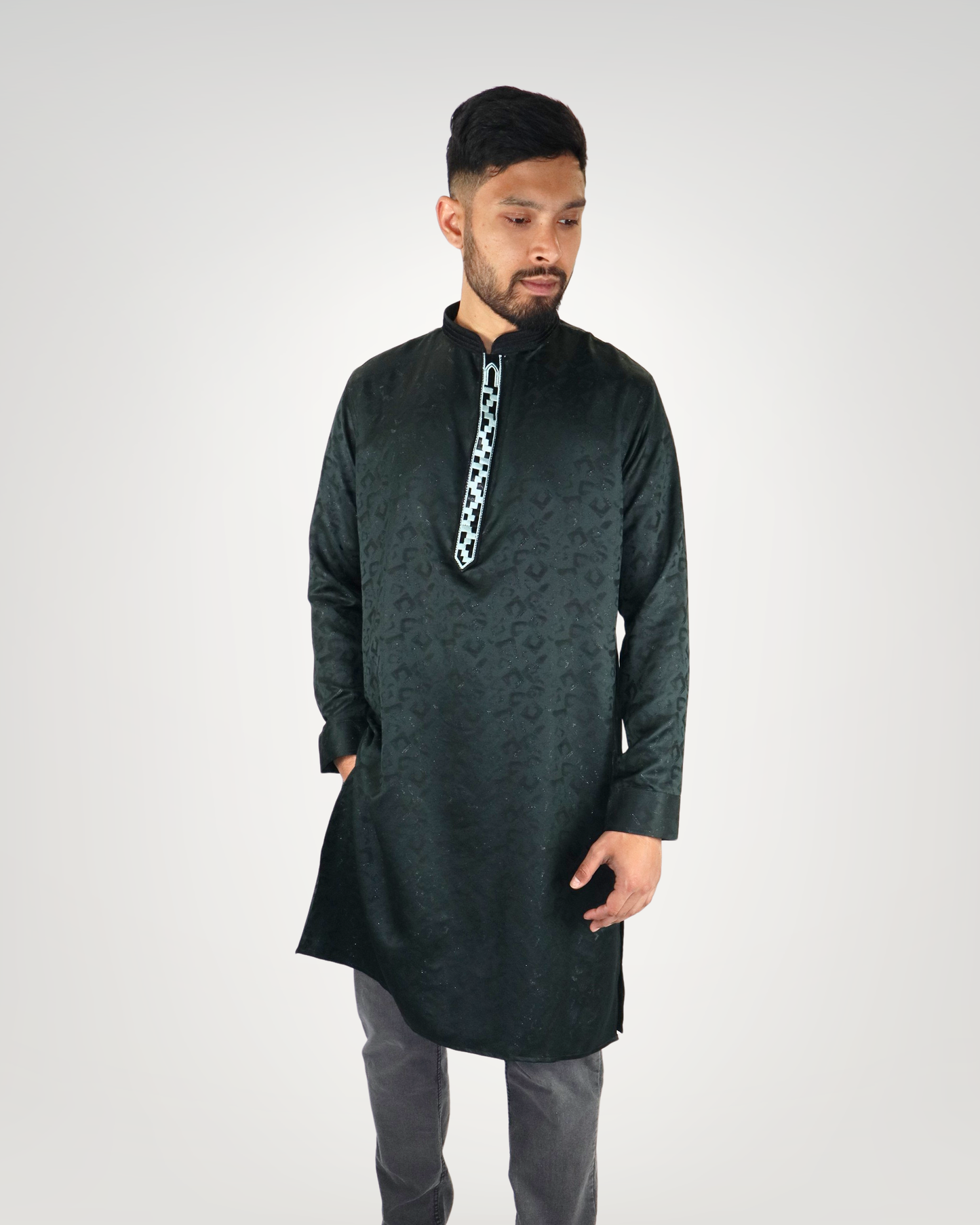 Panjabi/Kurta - Midnight Mosaic