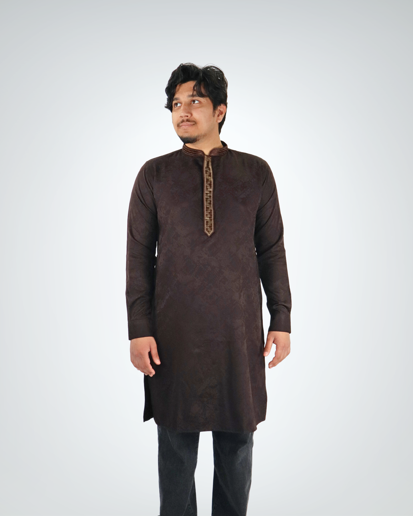 Panjabi/Kurta - Espresso Mosaic