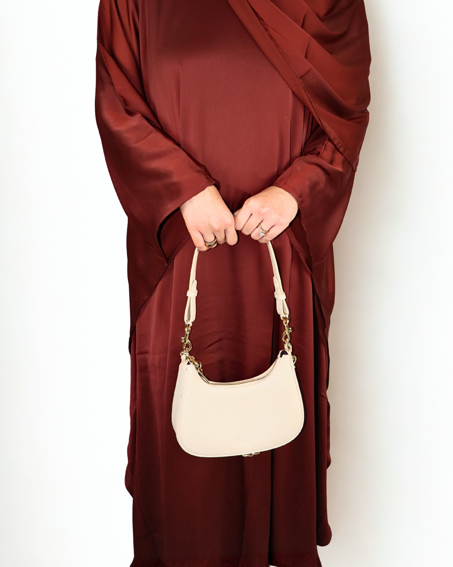 butterfly kaftan & hijab set - crimson