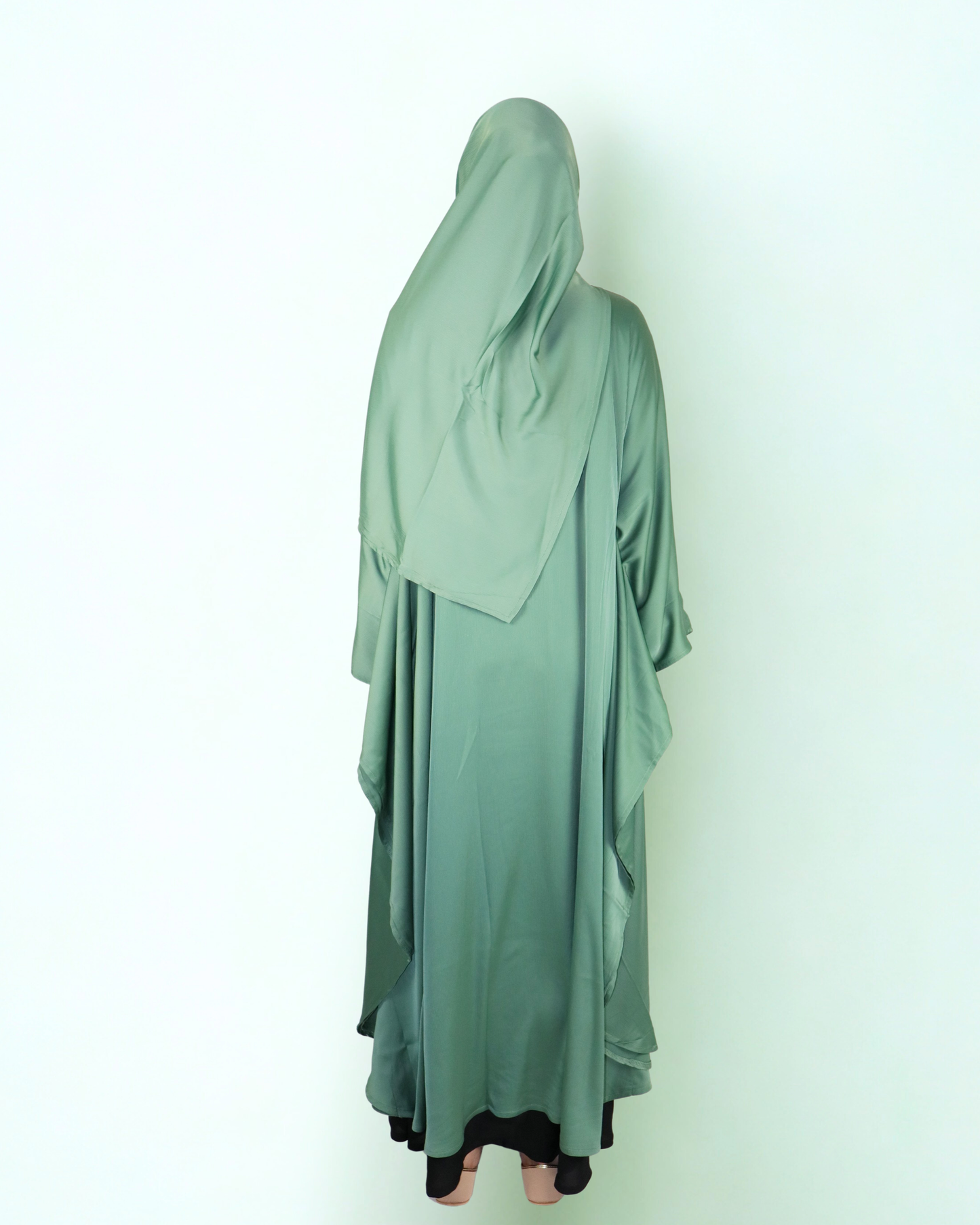 butterfly kaftan & hijab set - mint
