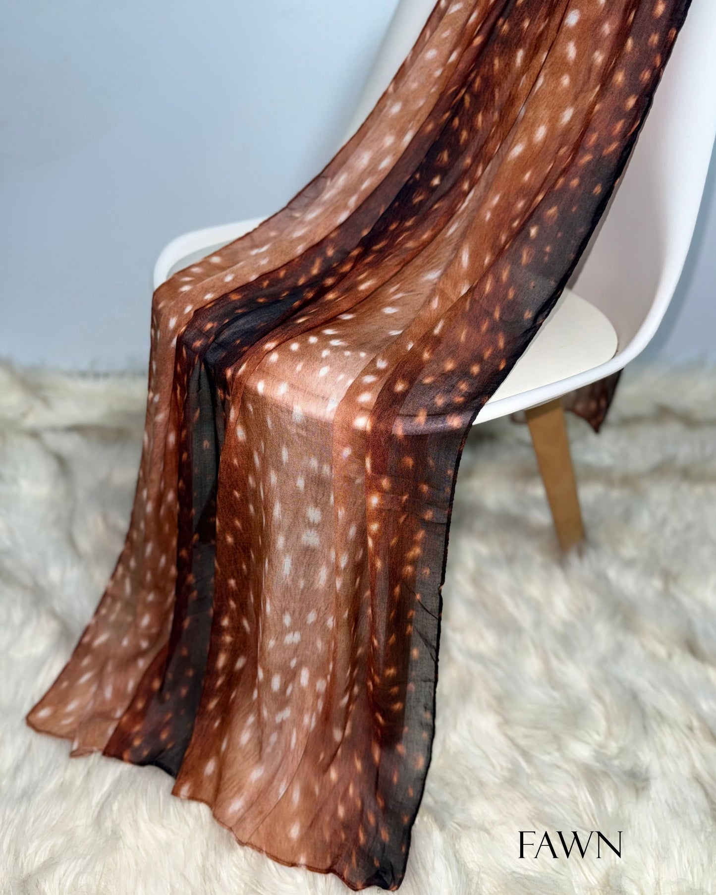 printed modal - fawn