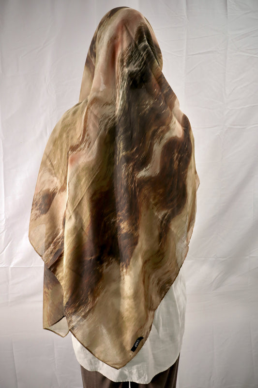 modal print hijab - sienna
